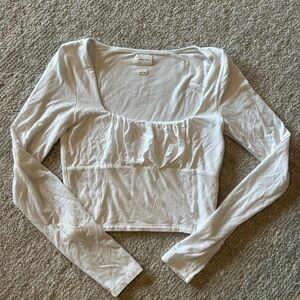 Wilfred Free White Long Sleeve Women's Top